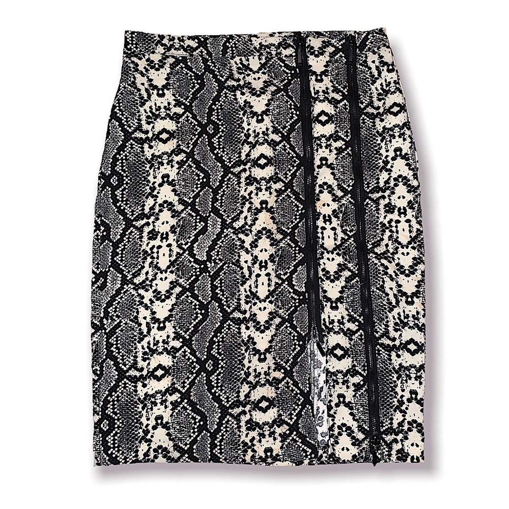 XOXO SNAKE PRINT PENCIL SKIRT 7/8